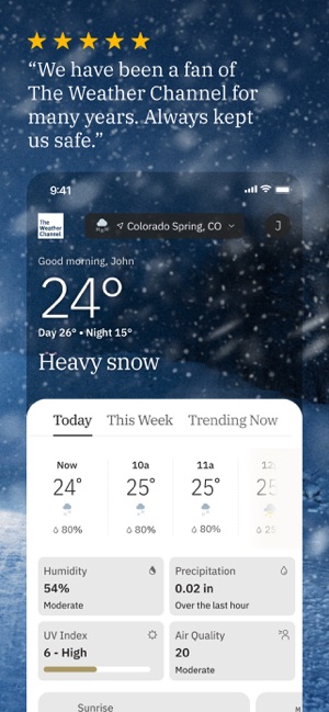 Screenshot of Weather - The Weather Channel
