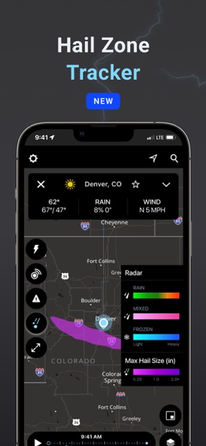 Screenshot of Storm Radar: Weather Tracker