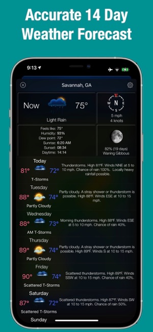 Screenshot of Doppler Radar - Live Rain Map