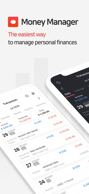 Screenshot of Money Manager Expense & Budget