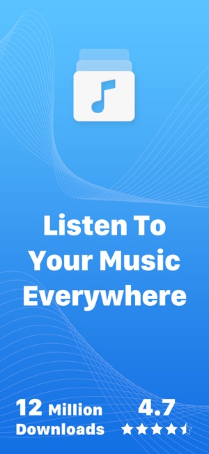 Screenshot of Evermusic: cloud music player