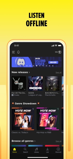Screenshot of TREBEL Music - Download Songs