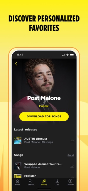 Screenshot of TREBEL Music - Download Songs