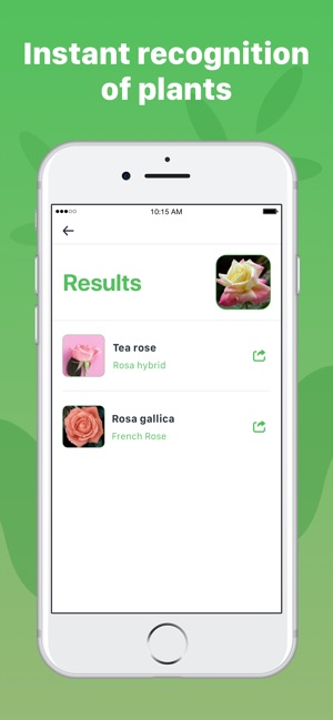 Screenshot of Plant Identification ++