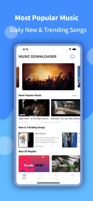 Screenshot of Music Downloader For Mp3