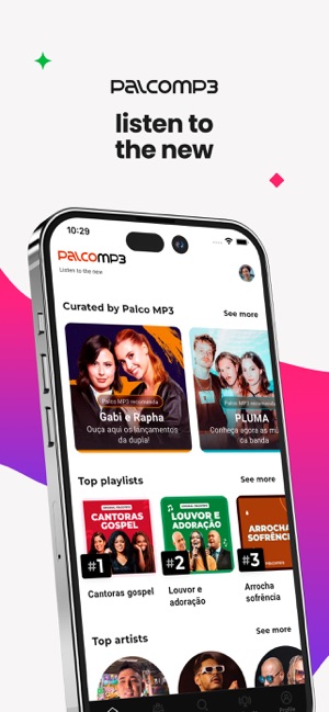 Screenshot of Palco MP3: Music and podcasts
