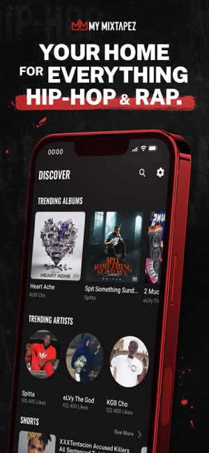 Screenshot of My Mixtapez: Rap & Hip Hop