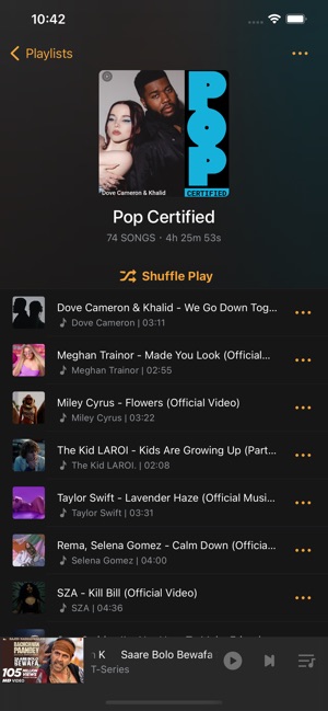 Screenshot of Offline:Music Player & Browser