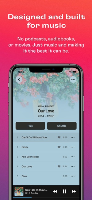 Screenshot of Doppler MP3 & FLAC Player