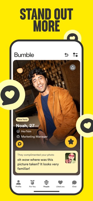 Screenshot of Bumble Dating App: Meet & Date