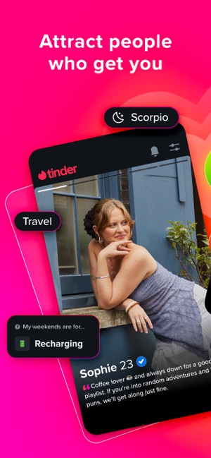Screenshot of Tinder Dating App: Chat & Date