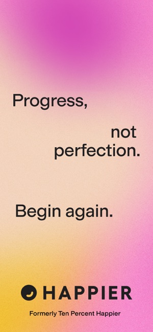 Screenshot of Happier meditation
