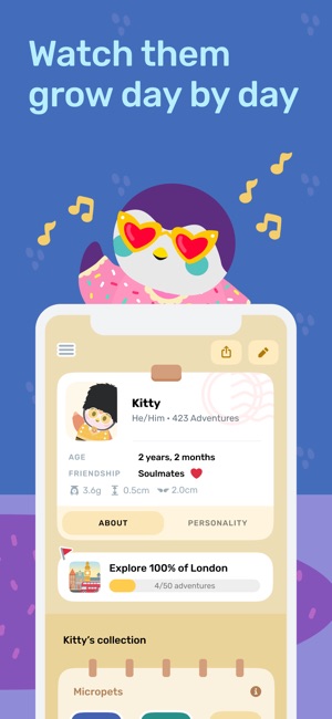 Screenshot of Finch: Self-Care Through Pet Companionship
