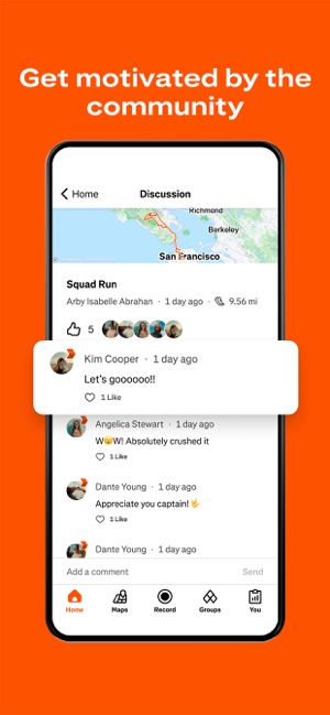 Screenshot of Strava: The Social Fitness Network