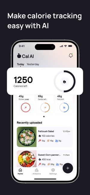 Screenshot of Cal AI: The Future of Nutrition Tracking