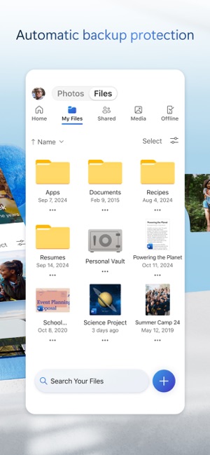 Screenshot of Microsoft OneDrive