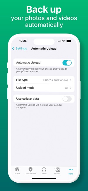 Screenshot of pCloud - Cloud Storage