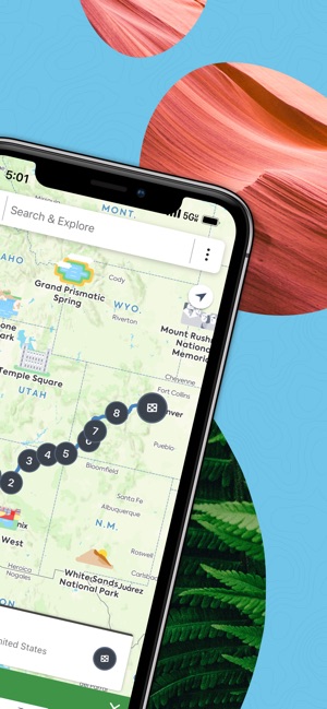 Screenshot of Roadtrippers - Trip Planner