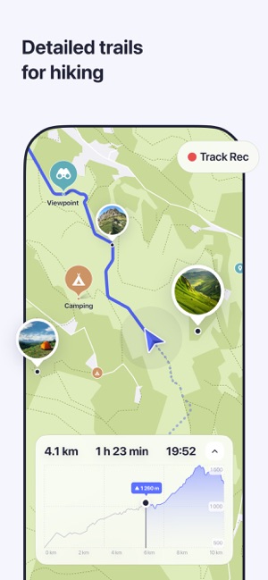 Screenshot of MAPS.ME: Offline Maps, GPS Nav