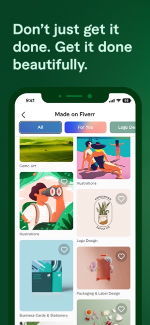 Screenshot of Fiverr - Freelance Services