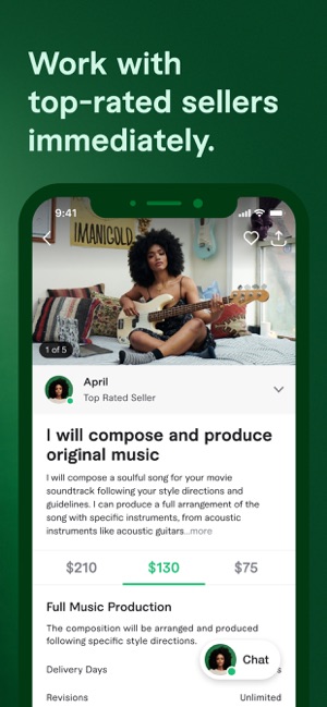 Screenshot of Fiverr - Freelance Services