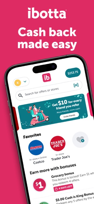 Screenshot of Ibotta: Save & Earn Cash Back