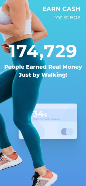 Screenshot of Cash for Steps: Make Money