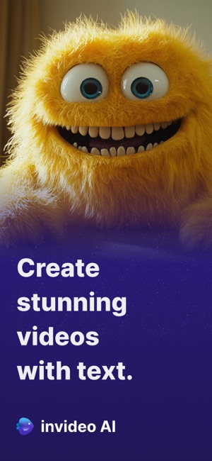 Screenshot of invideo AI: AI Video Generator