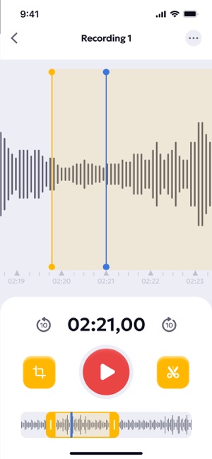 Screenshot of AI Transcribe: Voice Recorder