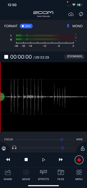 Screenshot of HandyRecorder