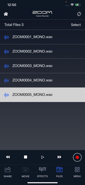 Screenshot of HandyRecorder