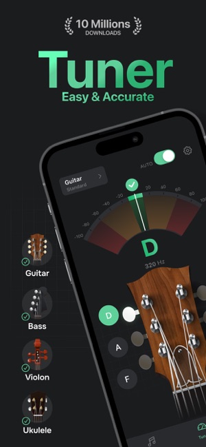 Screenshot of Tuner Pro: Tuning Guitar Tune