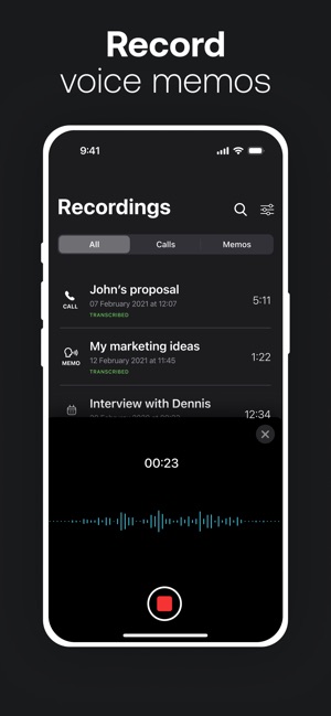 Screenshot of TapeACall: Call Recorder