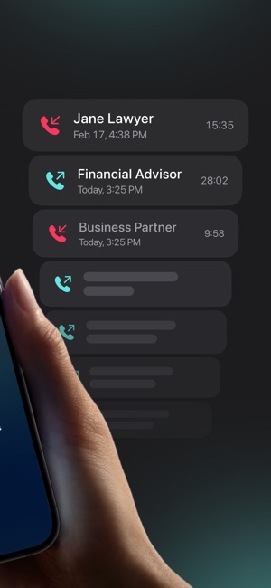 Screenshot of Call Recorder: Voice Memos App