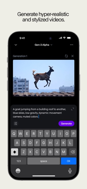 Screenshot of RunwayML