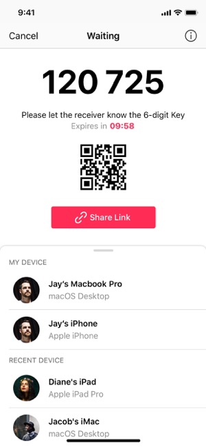 Screenshot of Send Anywhere - File Transfer