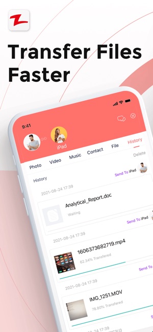 Screenshot of Zapya - File Sharing