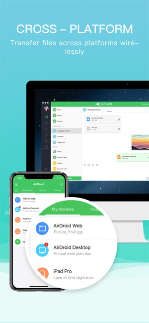 Screenshot of AirDroid - File Transfer&Share