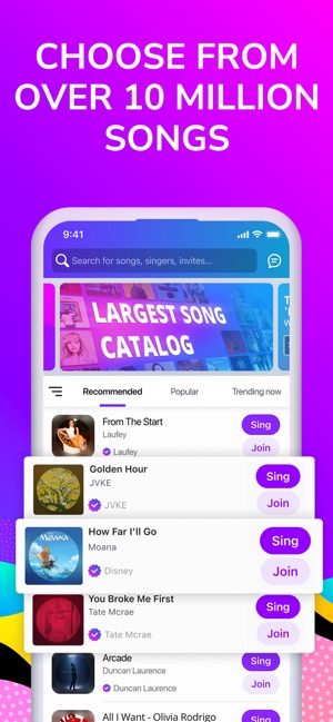 Screenshot of Sing Karaoke - Unlimited Songs