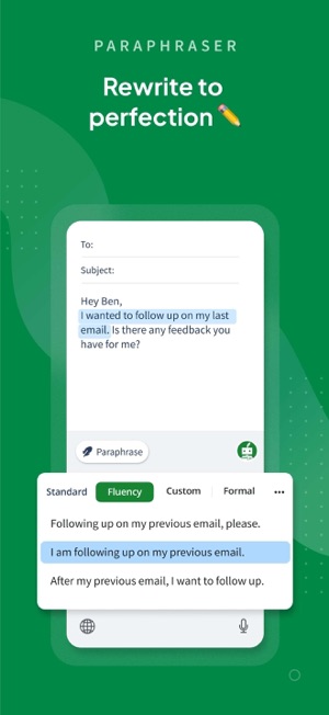 Screenshot of QuillBot - AI Writing Keyboard