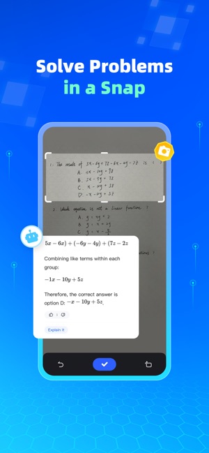 Screenshot of Question.AI-Math Calculator
