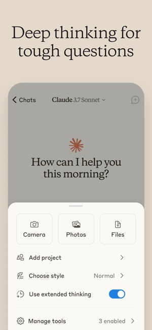 Screenshot of Claude by Anthropic