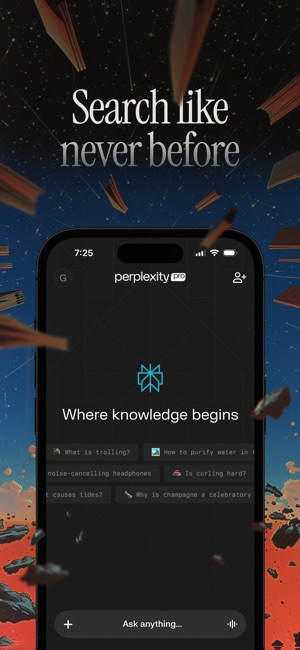Screenshot of Perplexity - Ask Anything