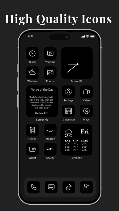 Screenshot of ScreenKit - App Icons & Widget