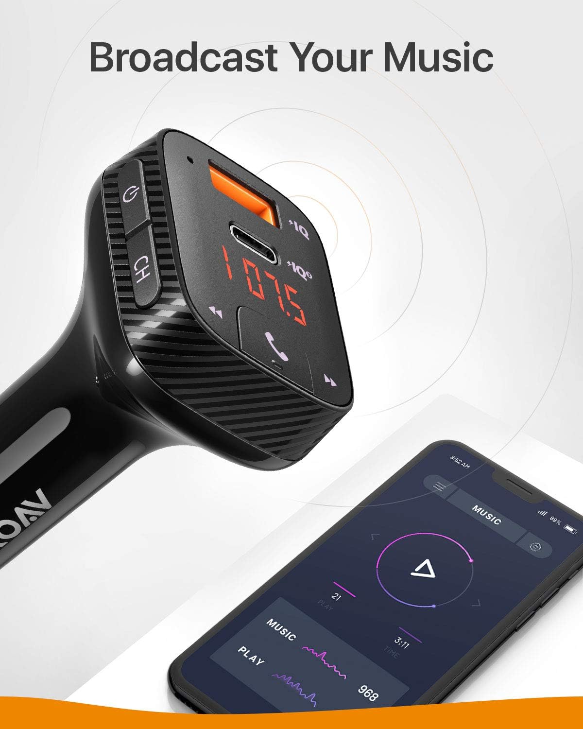 Anker Bluetooth FM Transmitter for Car