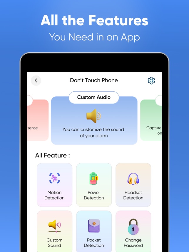 Screenshot of Don't touch my phone AntiTheft