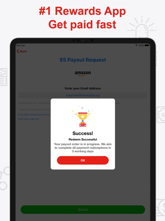 Screenshot of Money App – Cash & Rewards App
