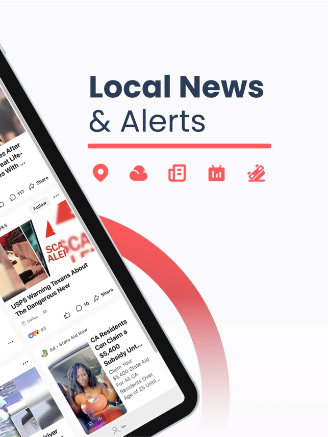 Screenshot of NewsBreak: Local News & Alerts