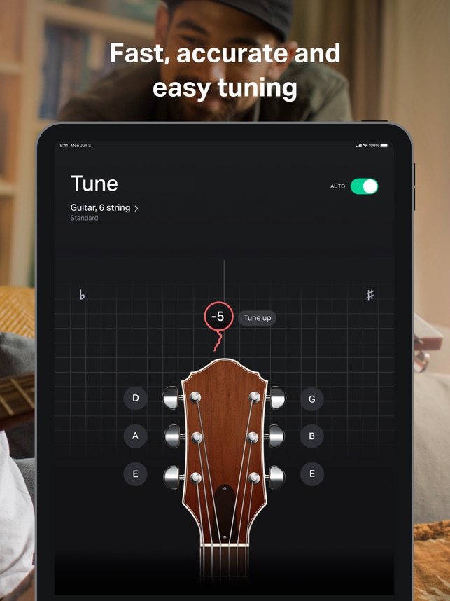 Screenshot of GuitarTuna: Tune & Play Guitar