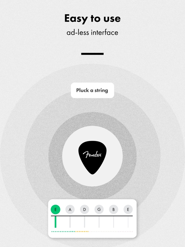 Screenshot of Fender Tune: Guitar Tuner App